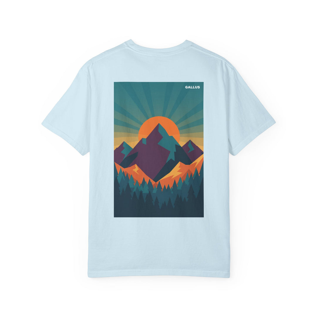 T-Shirt — Gallus Mountain Sunset Graphic Tee