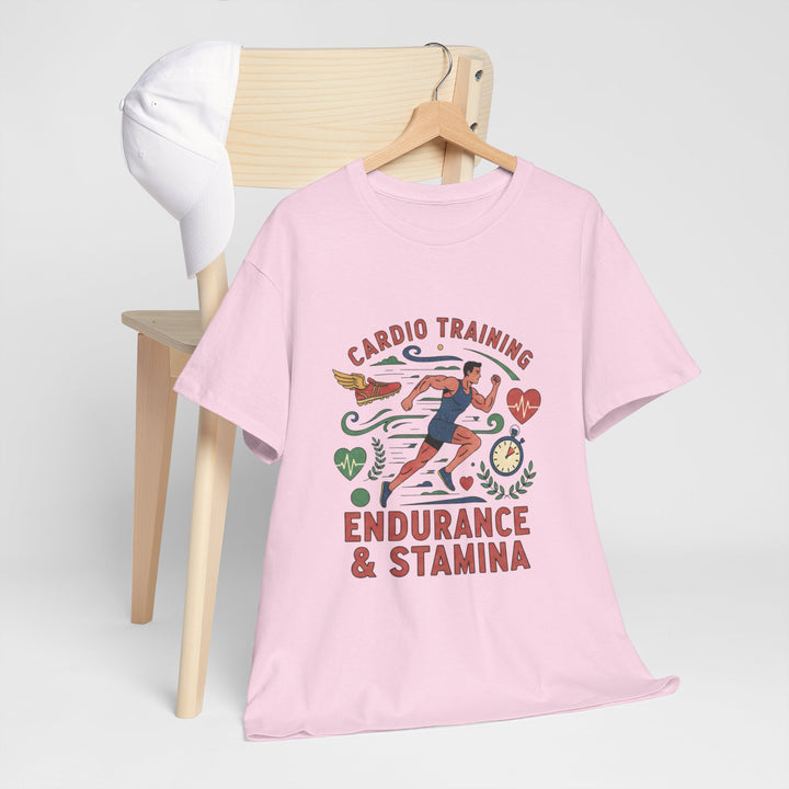 Cardio Training Tee - Fitness Running Workout Shirt