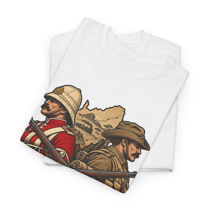 Khaki T-Shirt — “Turns Out Blending In Helps” Military History Humour Tee