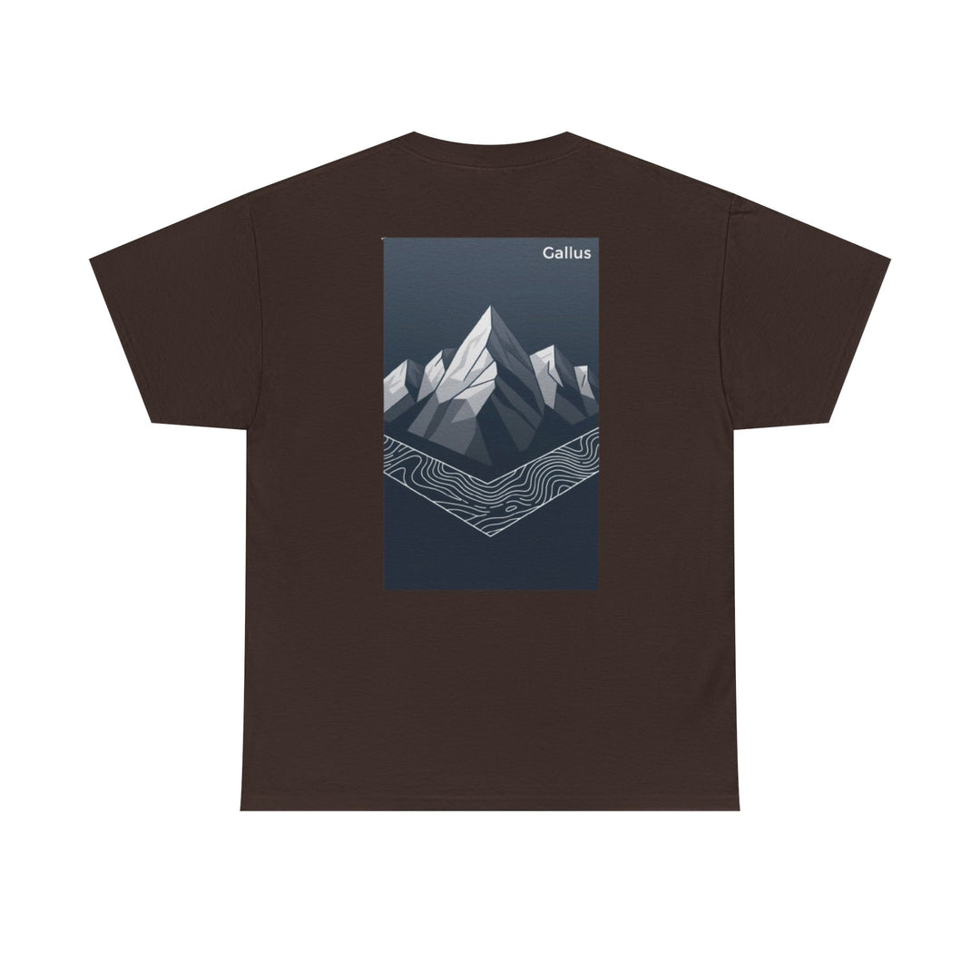 Mountain Graphic Tee — Gallus Logo Adventure T‑Shirt