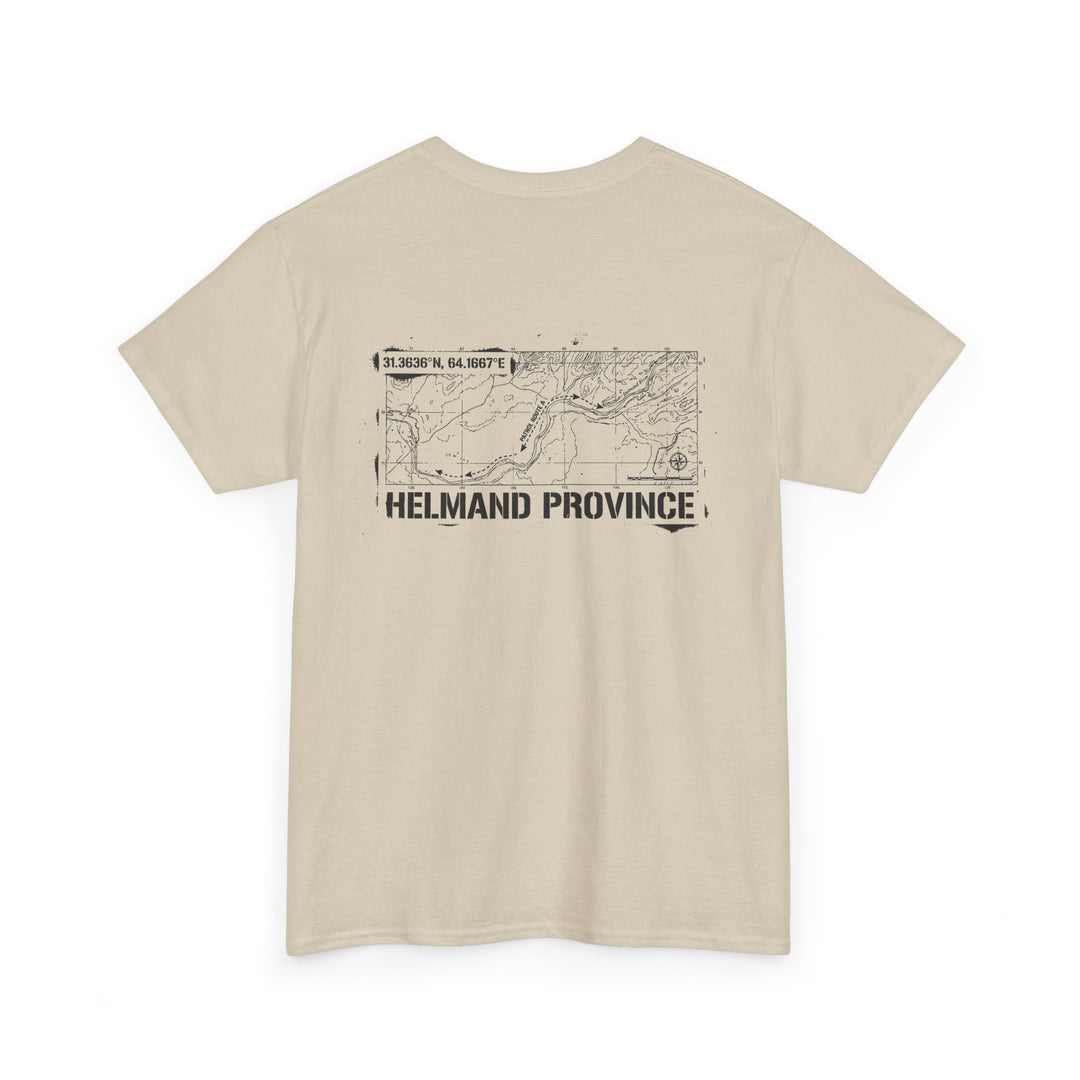 Operation HERRICK Helmand Province Map T-Shirt — Afghanistan Heritage — alternate product image 5