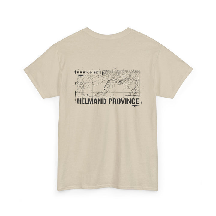 Operation HERRICK Helmand Province Map T-Shirt — Afghanistan Heritage — alternate product image 5