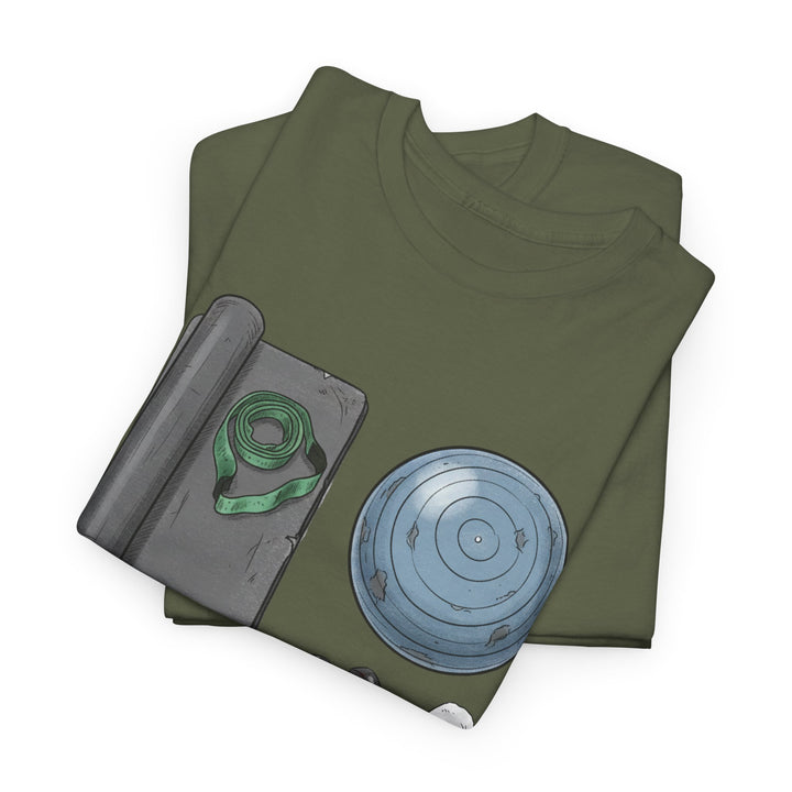 Pilates Kit Tee – soft, breathable cotton designed for Pilates workouts. Comfortable, flexible, and perfect for studio sessions, home practice, or casual wear.