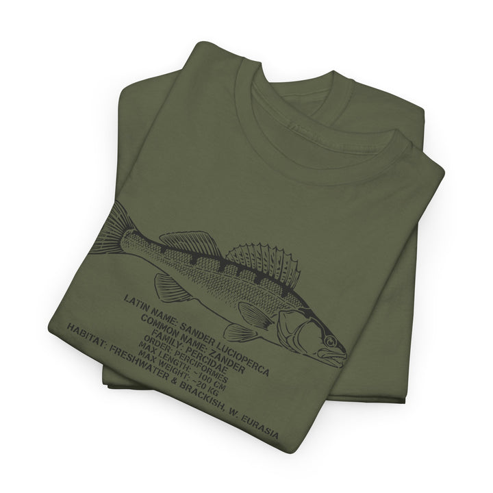 Walleye Fish (Zander) Illustration Tee | Fishing T-Shirt
