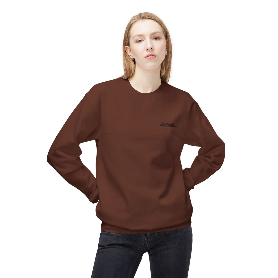 Spain Map Crewneck Sweatshirt — Military Green Grid Spain Graphic