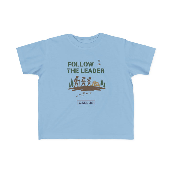 Follow the Leader Toddler Tee — Cute Camping Kids T‑Shirt