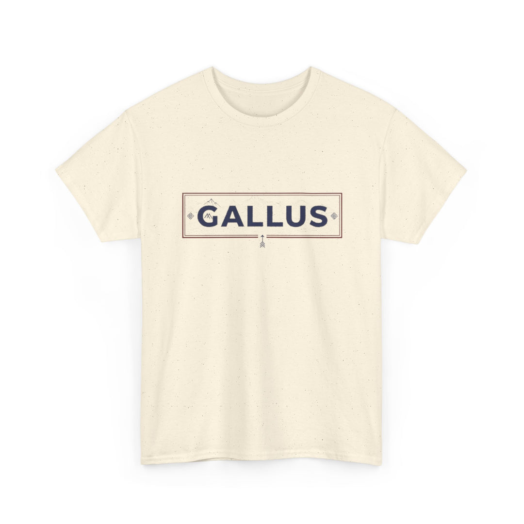 Mountain Graphic Tee — Gallus Logo Adventure T‑Shirt