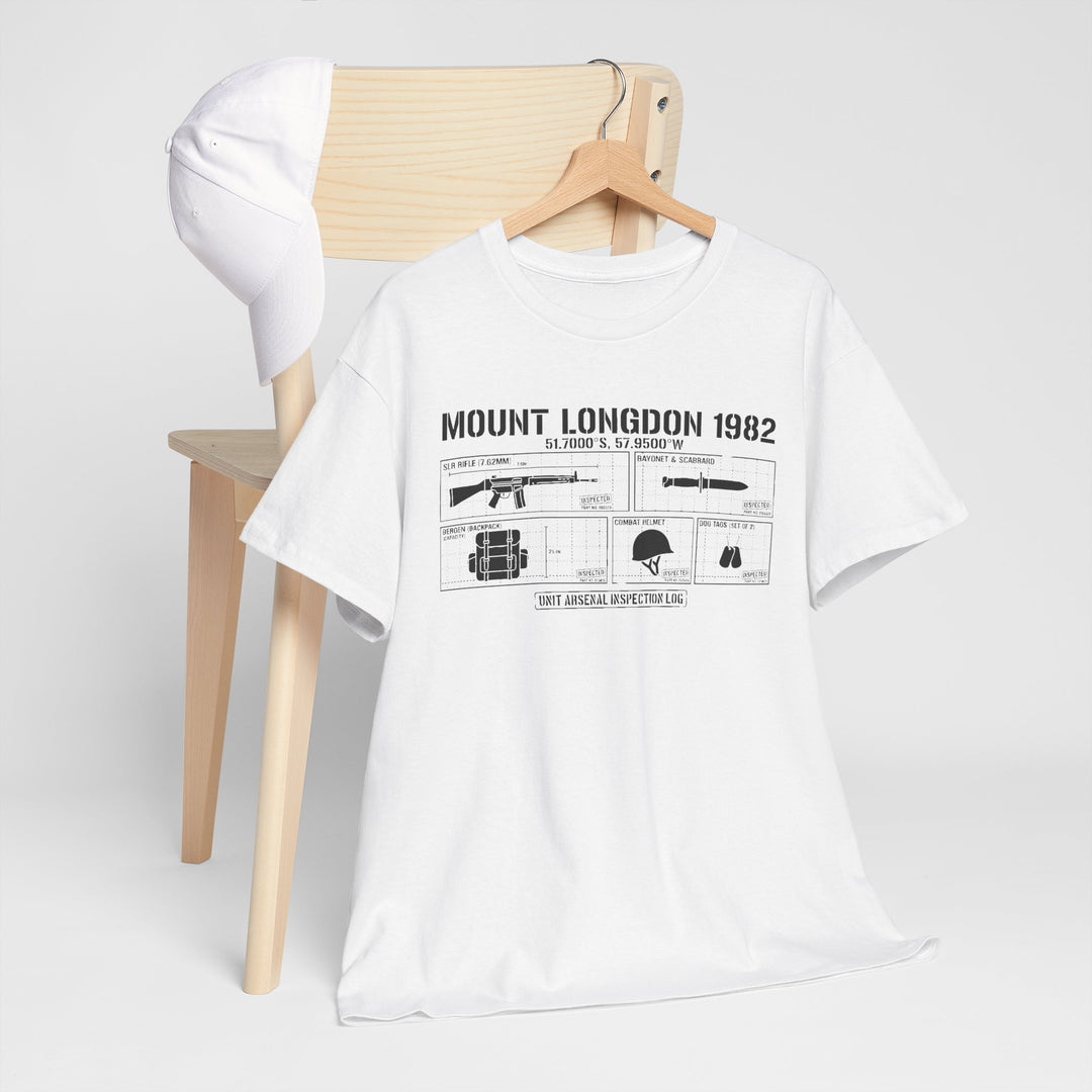 Mount Longdon 1982 T-Shirt — Falklands War Heritage Graphic