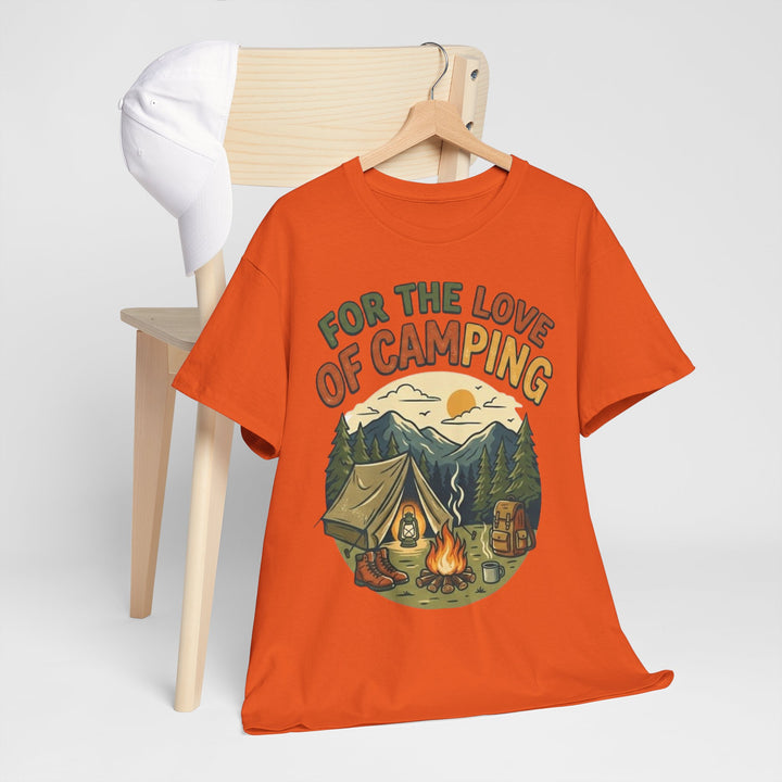 Retro Campfire Graphic T-Shirt - Vintage Style Camping Tee
