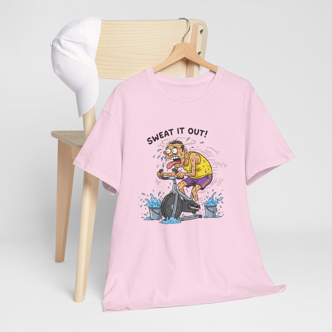 Stay laughing while cycling with the Funny Spin Bike T-Shirt. Comfortable cotton with a witty design, ideal for spin sessions and gym workouts.