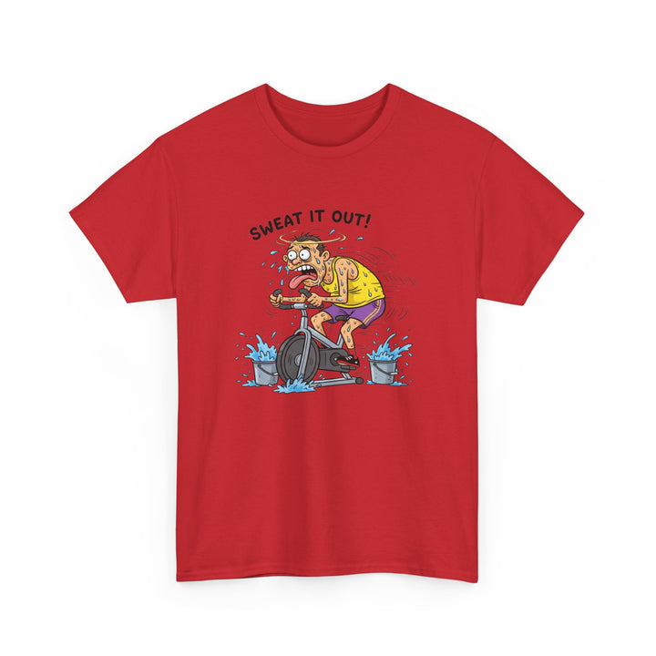 Stay laughing while cycling with the Funny Spin Bike T-Shirt. Comfortable cotton with a witty design, ideal for spin sessions and gym workouts.
