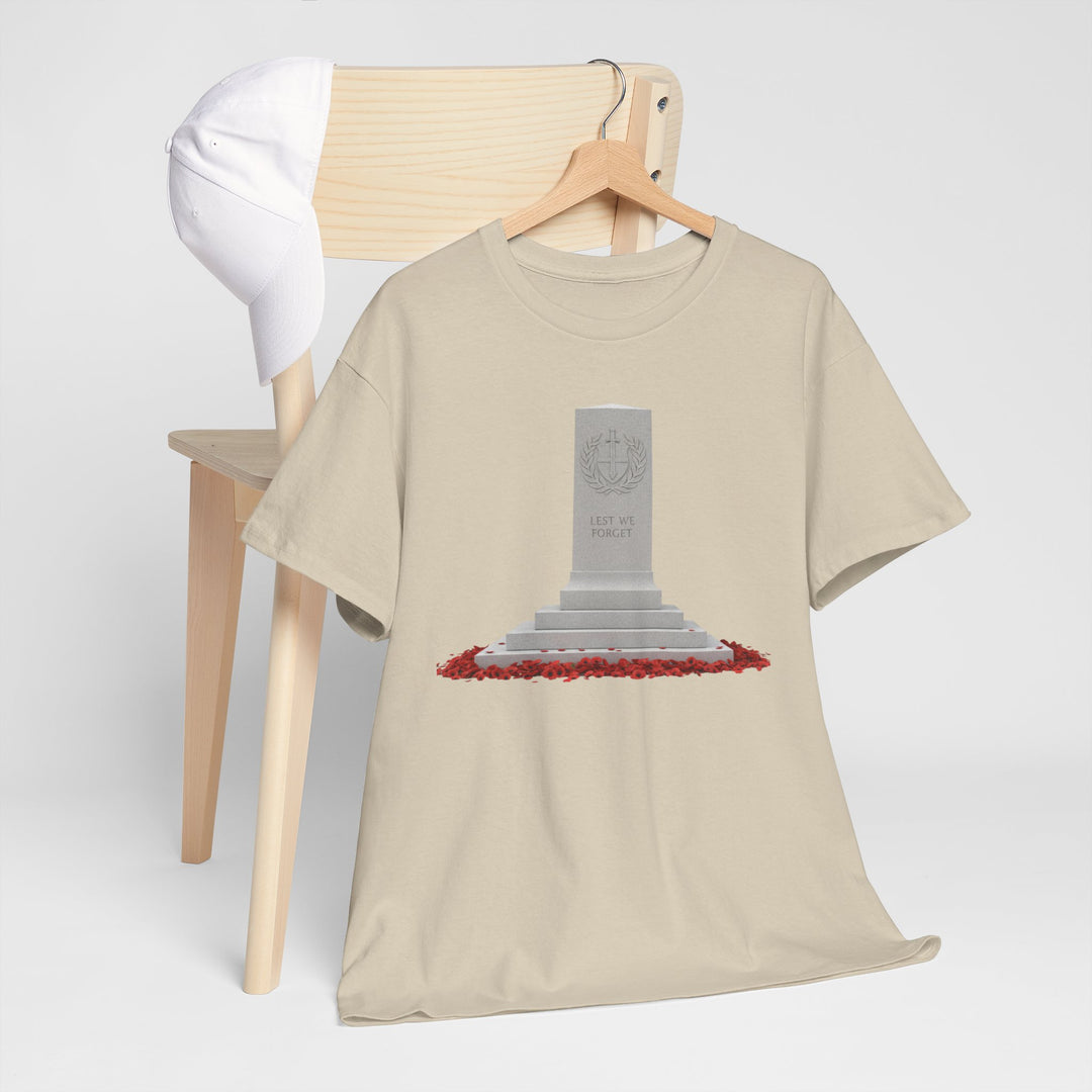 Cenotaph Memorial Tee — Tribute &amp; Remembrance Shirt