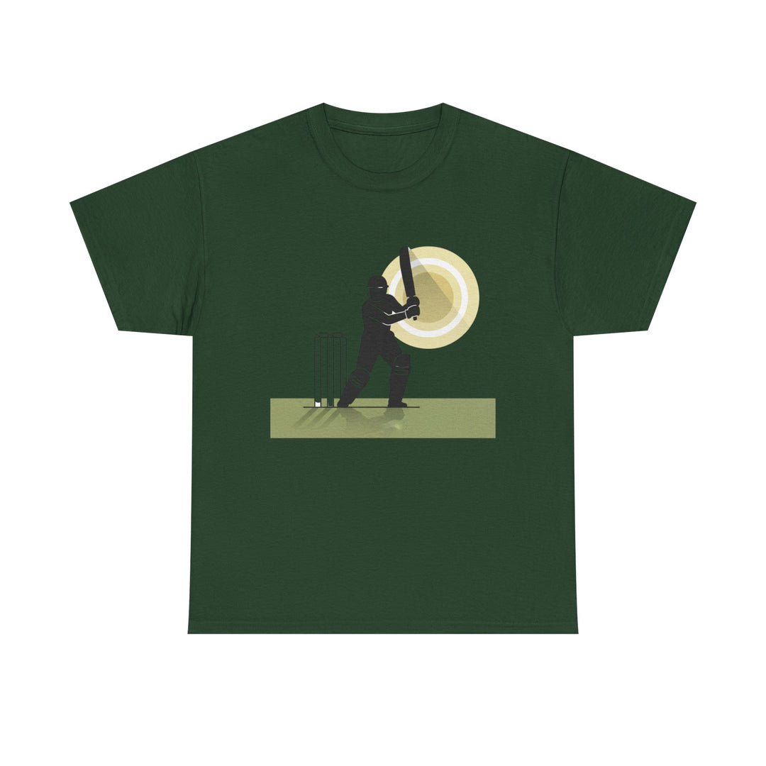 Cricket Player Silhouette T-Shirt