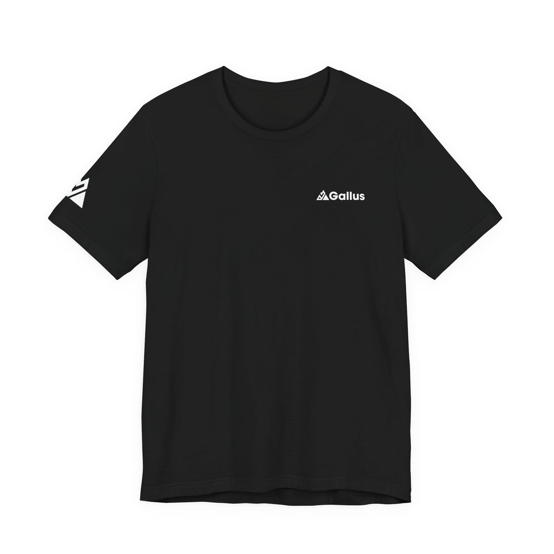 Gallus Minimal Logo T‑Shirt — Small Chest Emblem Casual Tee