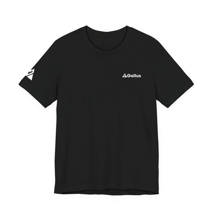 Gallus Minimal Logo T‑Shirt — Small Chest Emblem Casual Tee