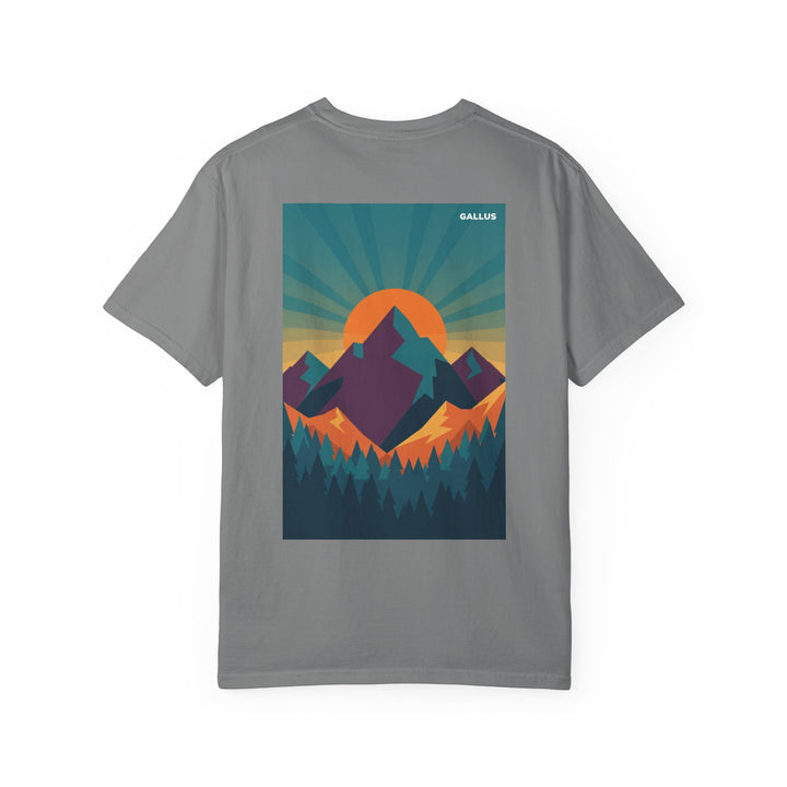 T-Shirt — Gallus Mountain Sunset Graphic Tee