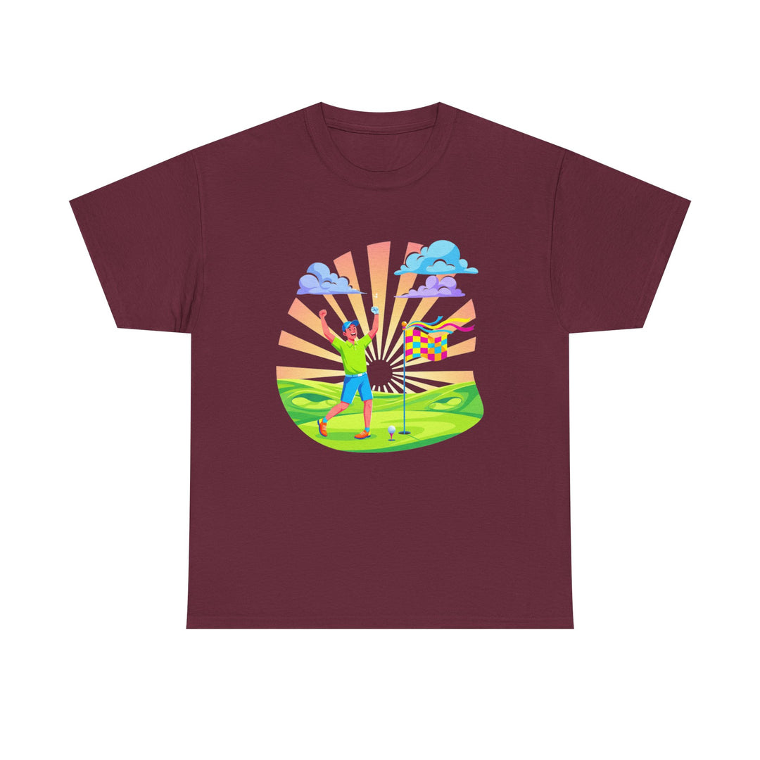 Golf Swing Silhouette Graphic Tee