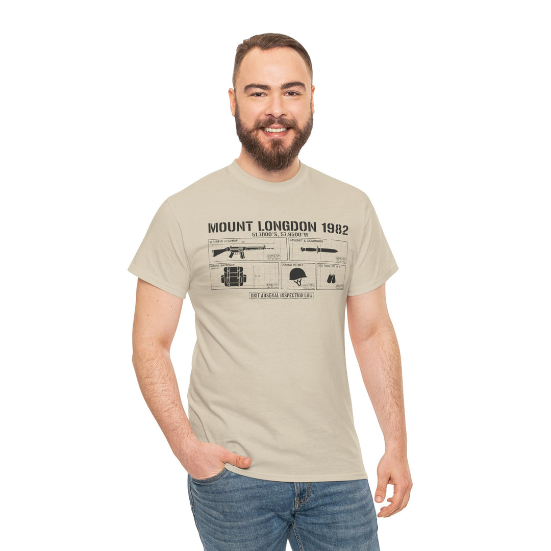 Mount Longdon 1982 T-Shirt — Falklands War Heritage Graphic