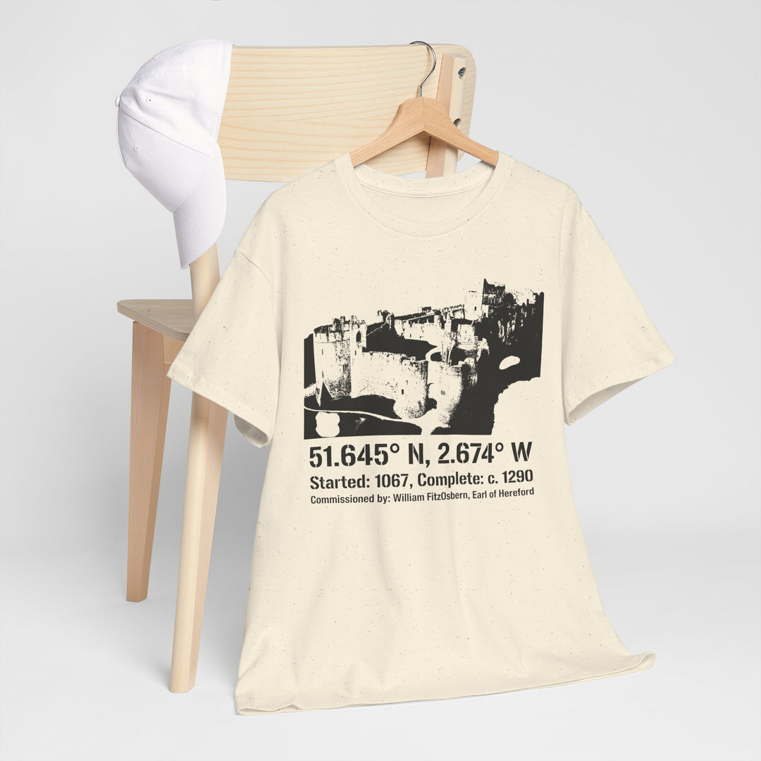 Chepstow Castle T‑Shirt — Historic Landmark Tee for Castle Lovers &amp; Travelers