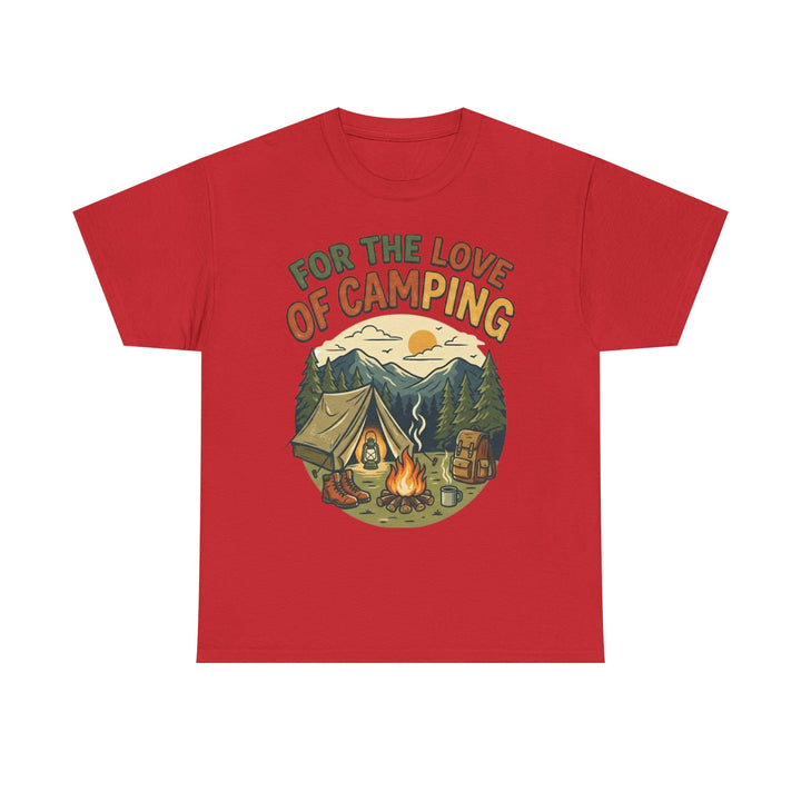 Retro Campfire Graphic T-Shirt - Vintage Style Camping Tee