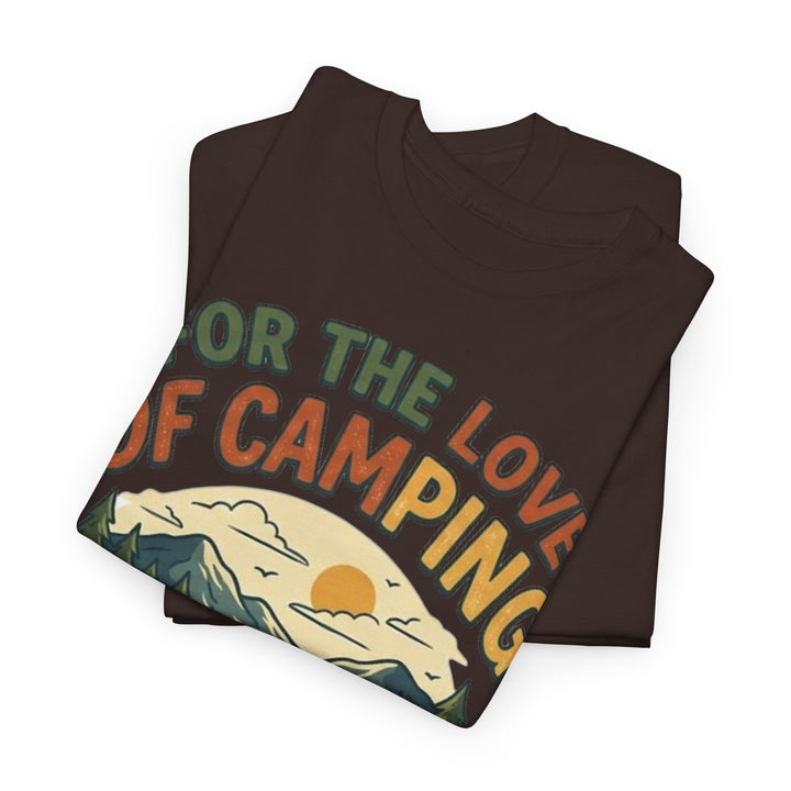 Retro Campfire Graphic T-Shirt - Vintage Style Camping Tee