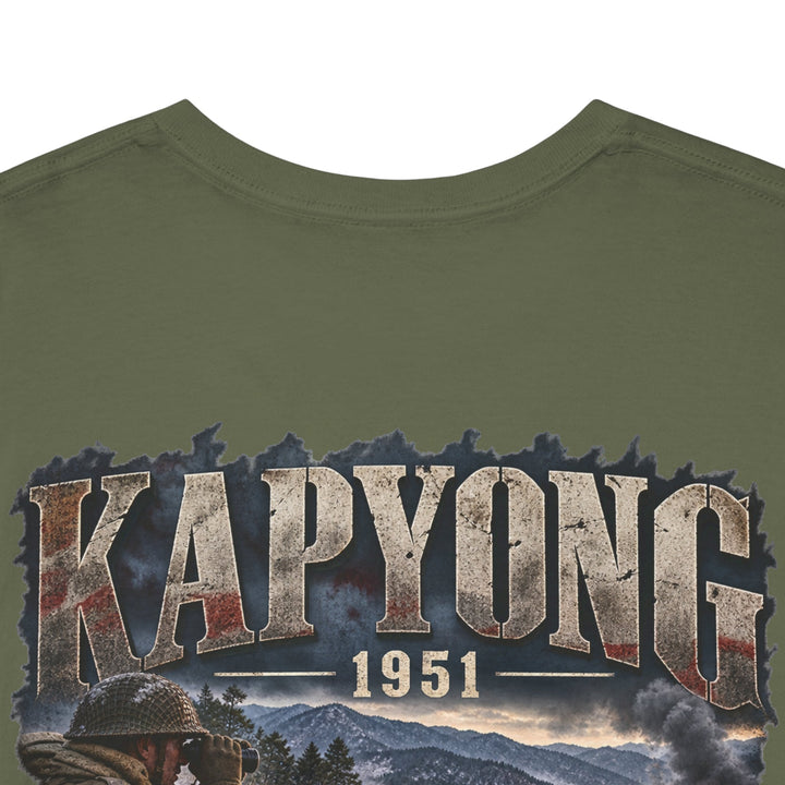 Kapyong 1951 Vintage Battle Scene Tee