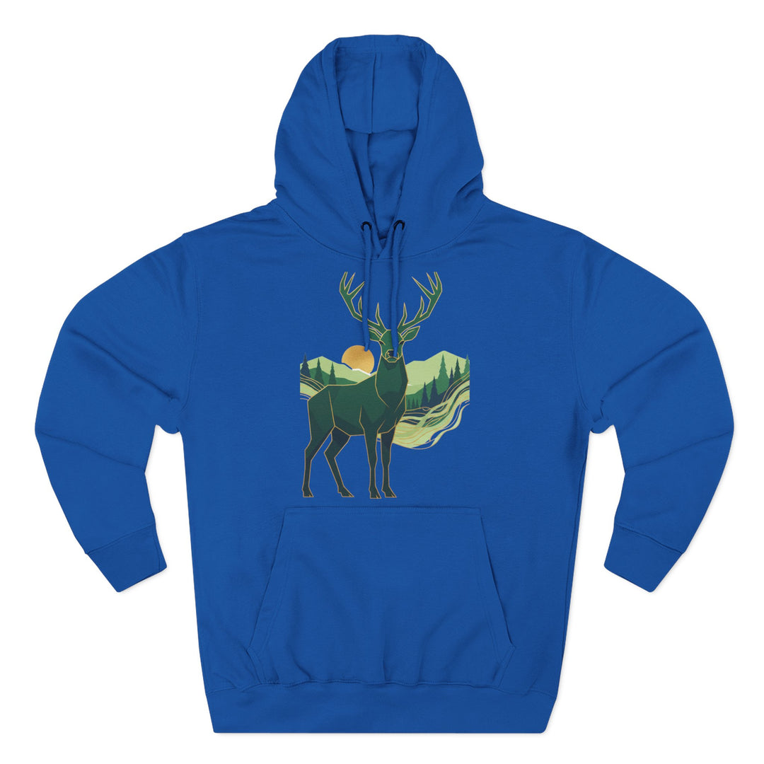 Highland Stag Heritage Hoodie — British Countryside Graphic