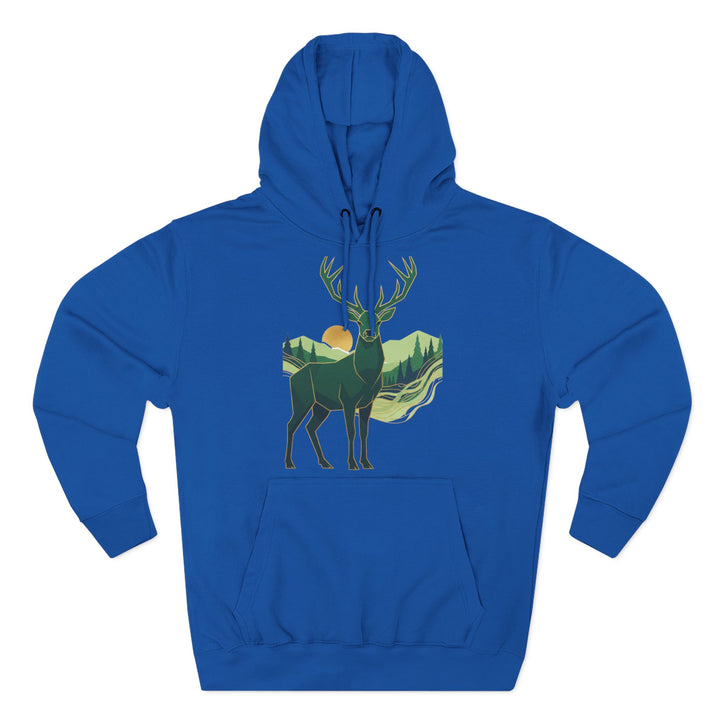 Highland Stag Heritage Hoodie — British Countryside Graphic