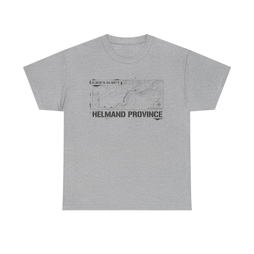 Op Herrick Helmand Province Map T-Shirt - Green Zone Military Graphic Tee