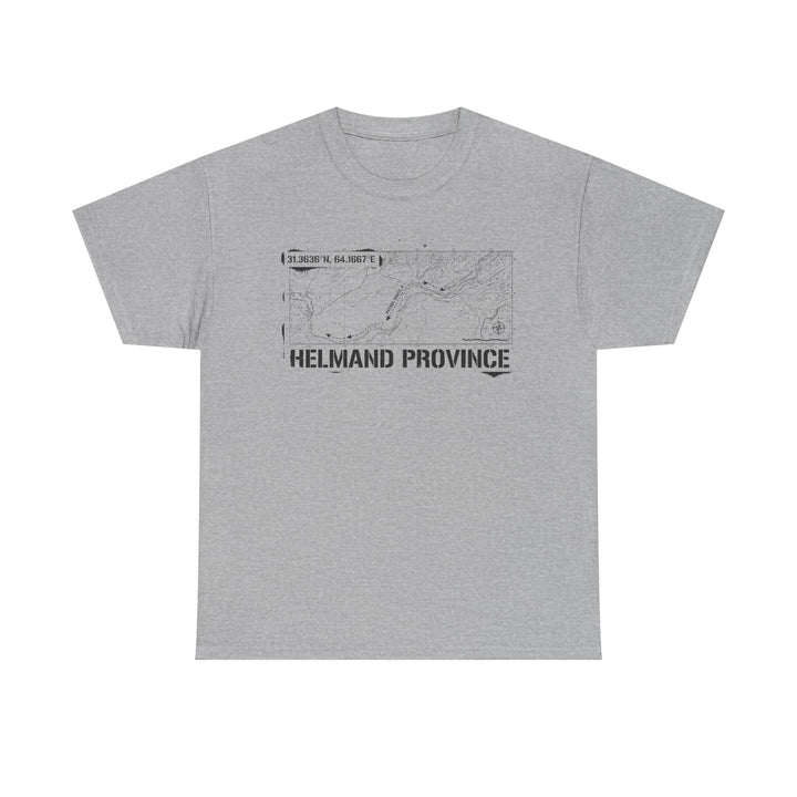 Op Herrick Helmand Province Map T-Shirt - Green Zone Military Graphic Tee