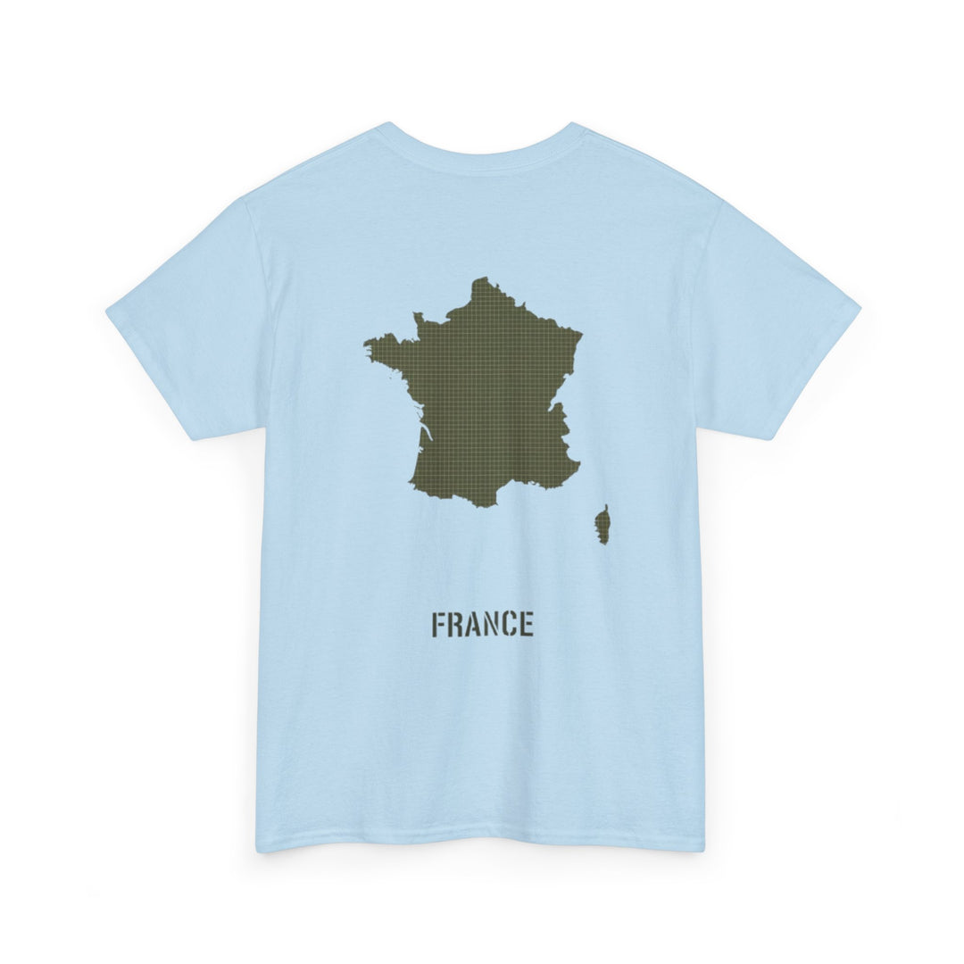 France Map Tee with "GALLUS" Chest Logo