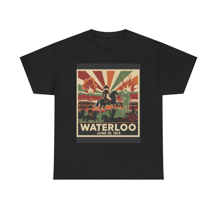 Waterloo 1815 Vintage Battle T-Shirt — Napoleonic War Commemorative Tee