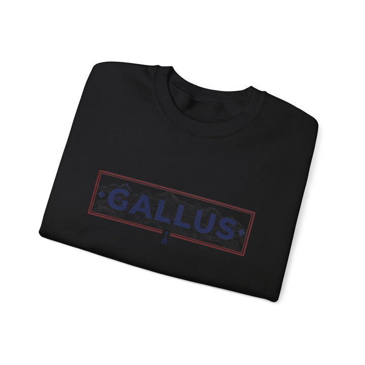 Spain Map Crewneck Sweatshirt — GALLUS Logo Travel Pullover