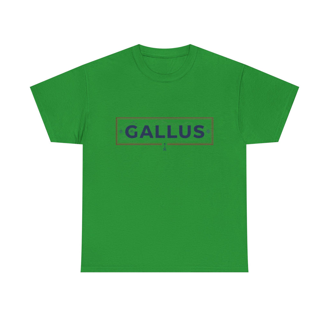 T-Shirt — Gallus Mountain Graphic Tee (Sunrise Landscape Back Print)