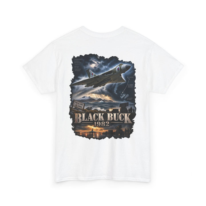 Black Buck 1982 Fighter Jet Graphic Tee