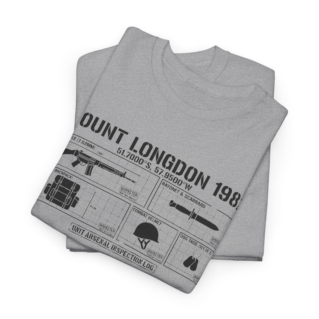 Mount Longdon 1982 T-Shirt — Falklands War Heritage Graphic