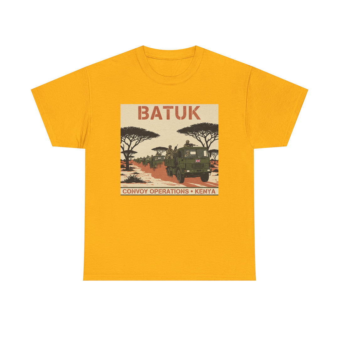 BATUK Convoy Operations Tee — Kenya Vintage Military Travel Graphic T‑Shirt