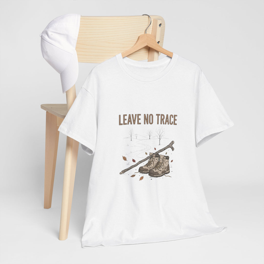 Leave No Trace Countryside Tee – a soft, breathable cotton T-shirt promoting respect for nature and responsible outdoor living.
