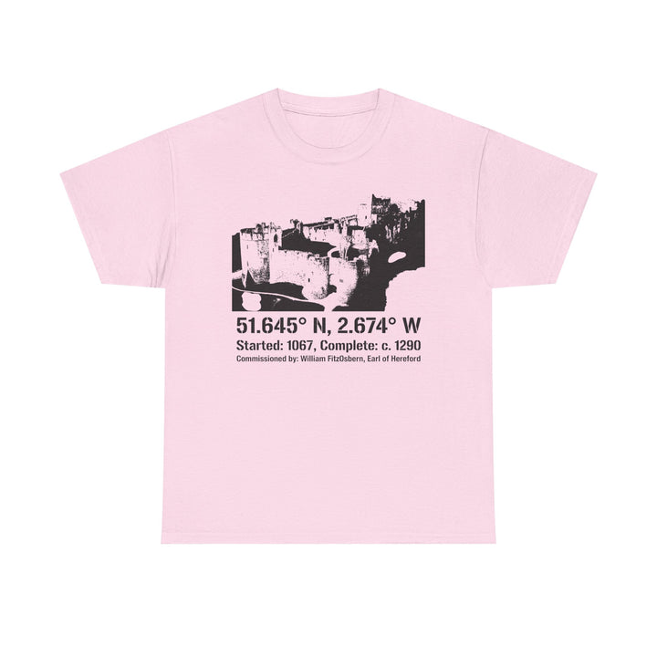 Chepstow Castle T‑Shirt — Historic Landmark Tee for Castle Lovers &amp; Travelers