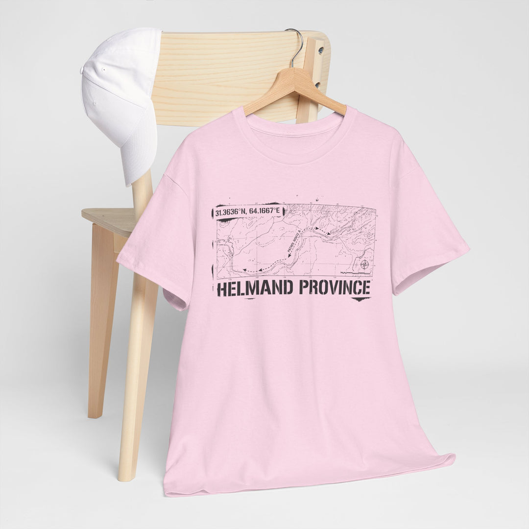 Op Herrick Helmand Province Map T-Shirt - Green Zone Military Graphic Tee