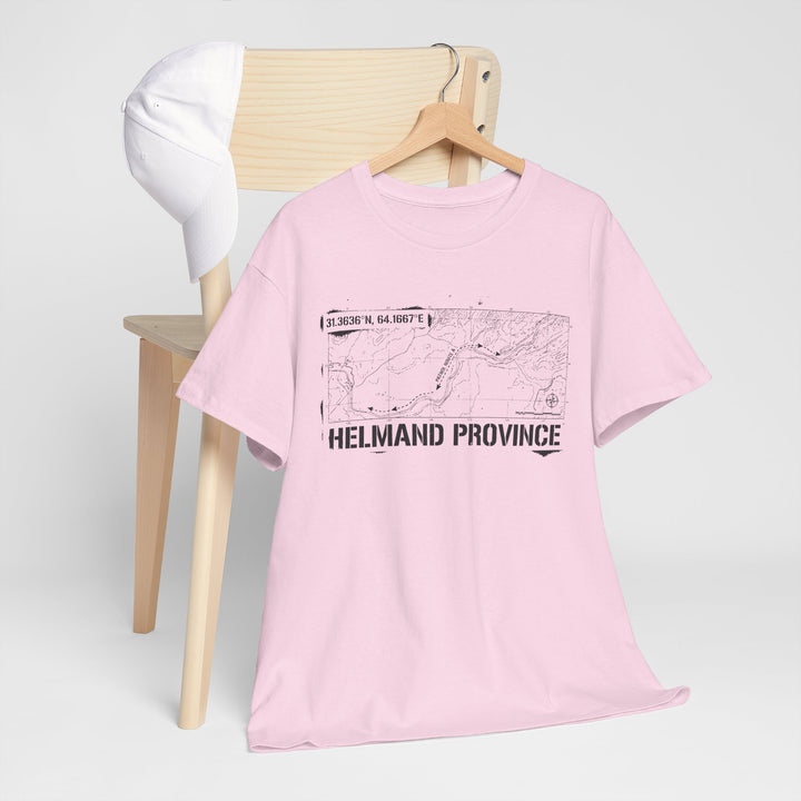 Op Herrick Helmand Province Map T-Shirt - Green Zone Military Graphic Tee