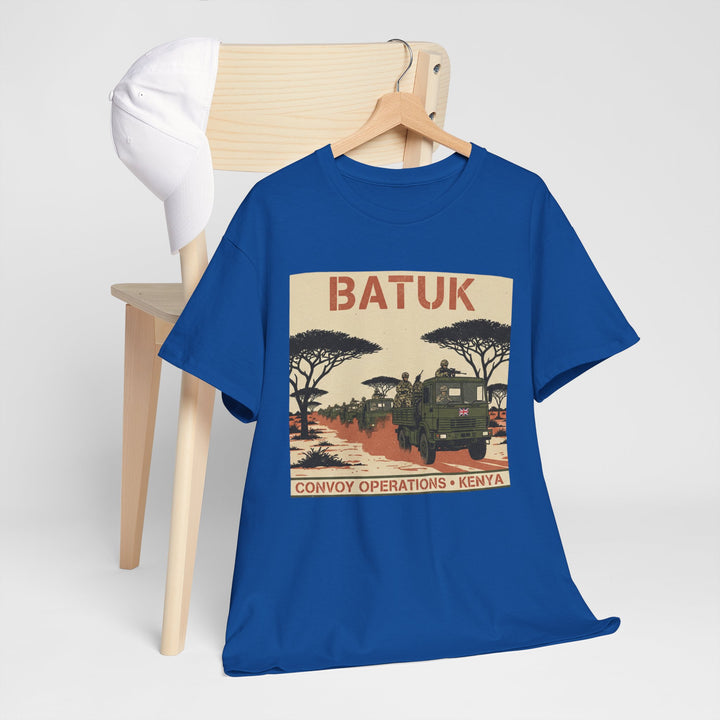 BATUK Convoy Operations Tee — Kenya Vintage Military Travel Graphic T‑Shirt