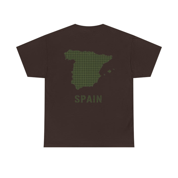 Spain Map Graphic Tee — Minimalist Travel T‑Shirt