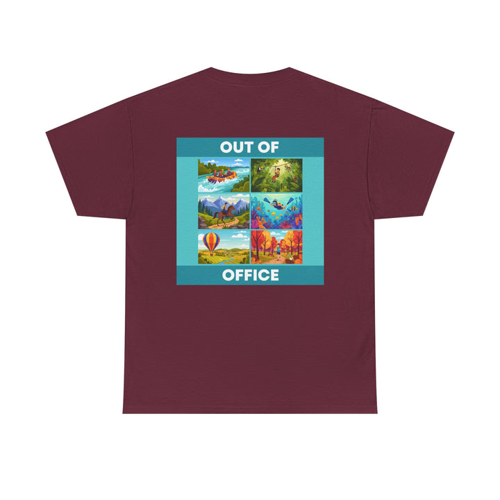 Out of Office Tee — Travel Scenes Graphic T-Shirt