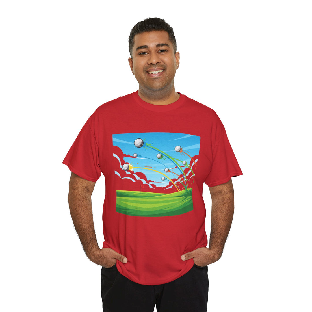 Golf Ball Flight T-Shirt | Golf Graphic Tee