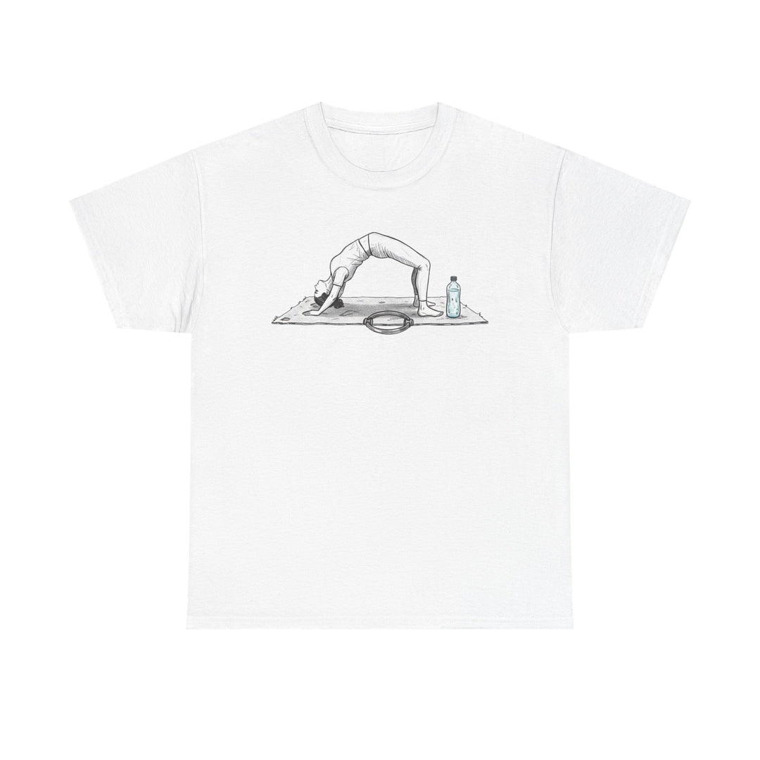 Pilates T‑Shirt – soft, breathable cotton designed for Pilates workouts. Comfortable, flexible, and perfect for reformer classes or everyday activewear.