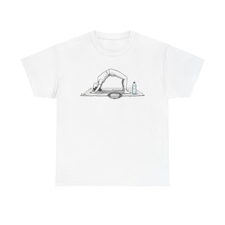 Pilates T‑Shirt – soft, breathable cotton designed for Pilates workouts. Comfortable, flexible, and perfect for reformer classes or everyday activewear.