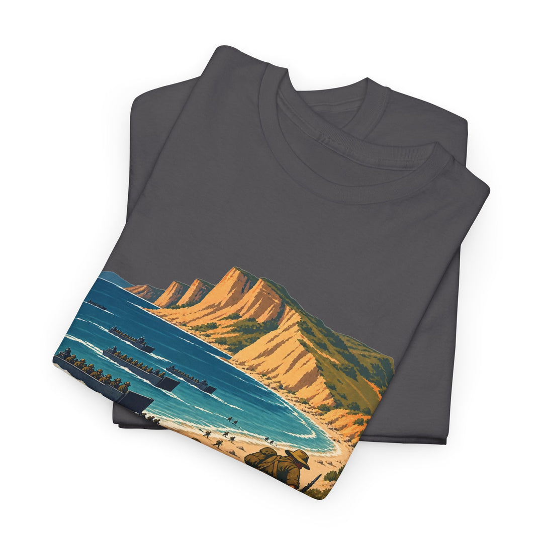 Gallipoli T-Shirt — “Lovely Views, Terrible Commute” WWI Humour Tee
