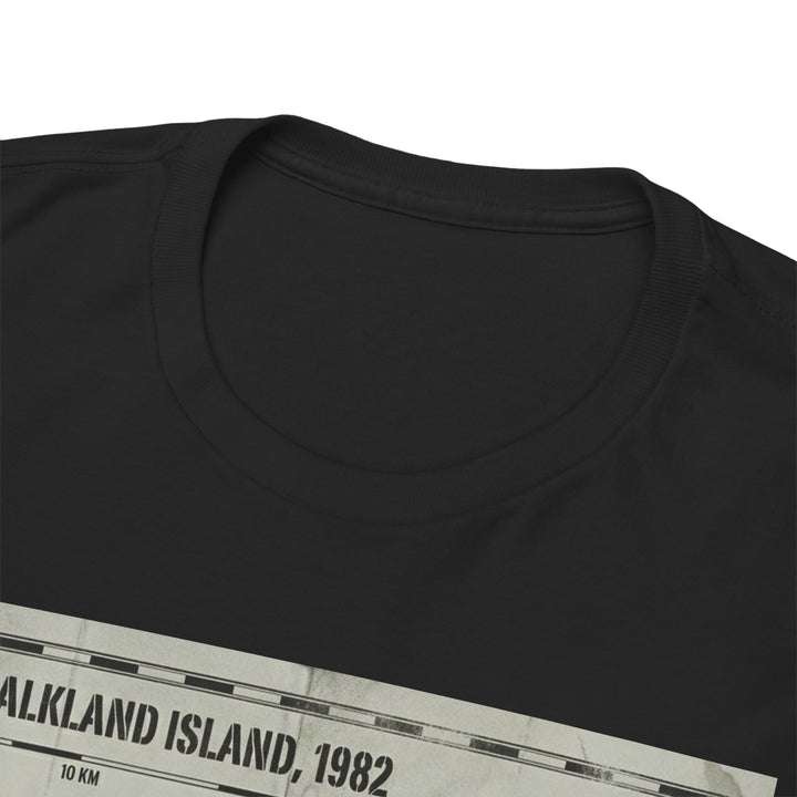 East Falkland 1982 Map T-Shirt — Port Stanley Victory Graphic