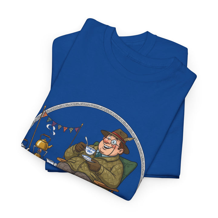Retro Camping Grandpa Gift T-Shirt — Vintage Mountain Adventure Tee